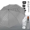 Hengdun Light Luxury Thousand-Bird Pattern fully automatic folding umbrella, solid wood handle, fiber-reinforced wind-resistant ribs, business commuting sunshade umbrella, portable and durable, three-fold all-weather umbrella, supports wholesale and custom logo Specification image